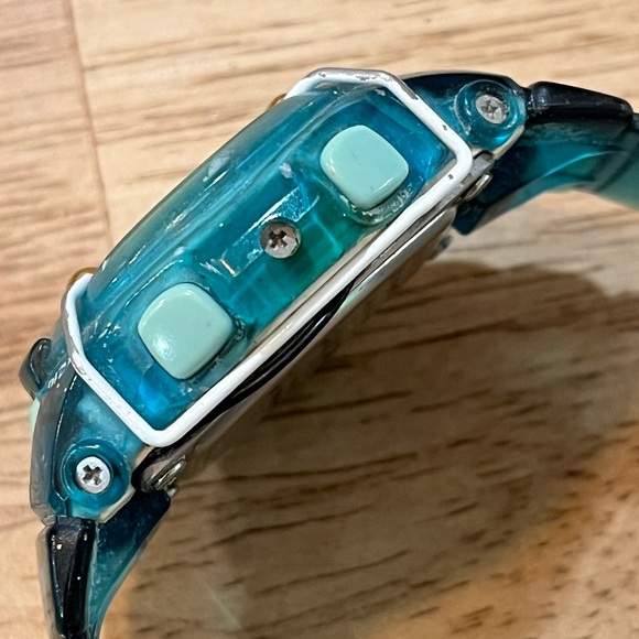 Casio Baby G Shock G-LIDE Watch - BG370 Jelly Green and Blue - Picture 4 of 6